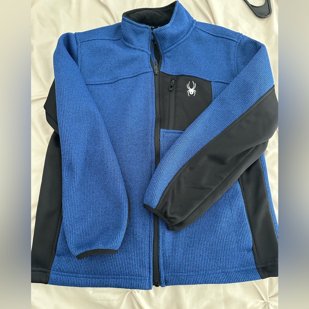 Spyder Kids' Blue and Black Performance Jacket